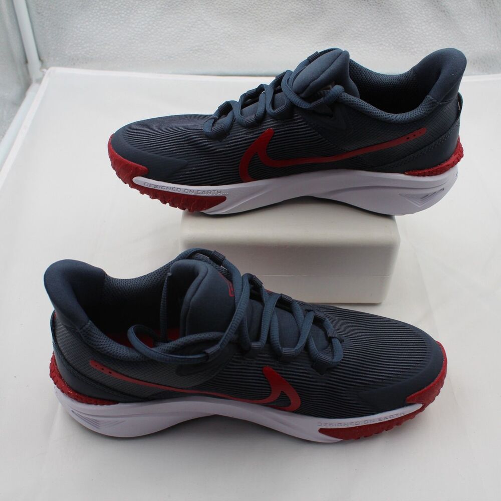 Nike Star Runner 4 NN GS Sz 6 Youth Thunder Blue Gym Red Running DX7615-406